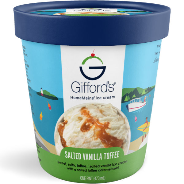Gifford's Salted Vanilla Toffee Pint thumbnail