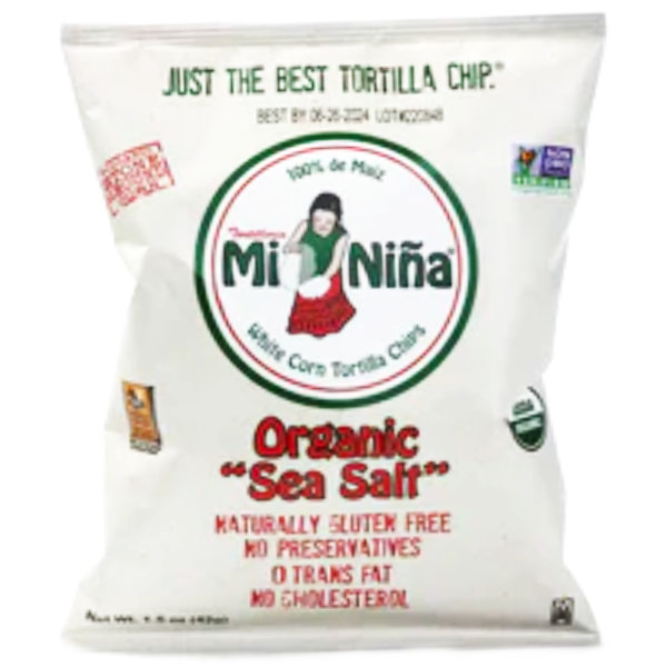 Mi Nina Organic Sea Salt Tortilla Chips (24ct/1.5oz) Case thumbnail