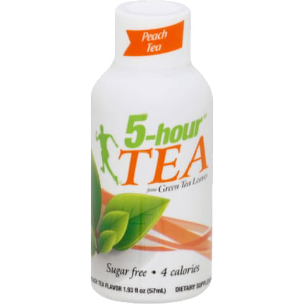 5 Hour Energy Peach Green Tea 1.93oz Bottle thumbnail