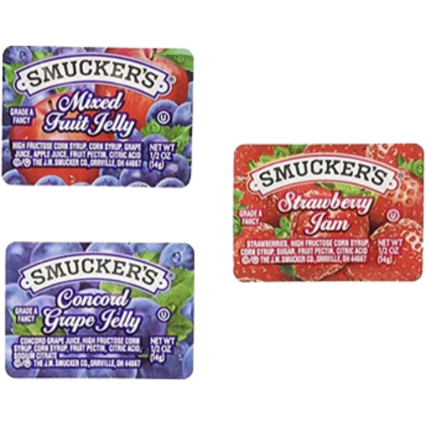 Smucker's Jelly Assorted Cups (200/.5oz) thumbnail