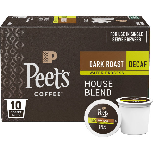 Keurig Peets House Blend Decaf 10ct Box thumbnail