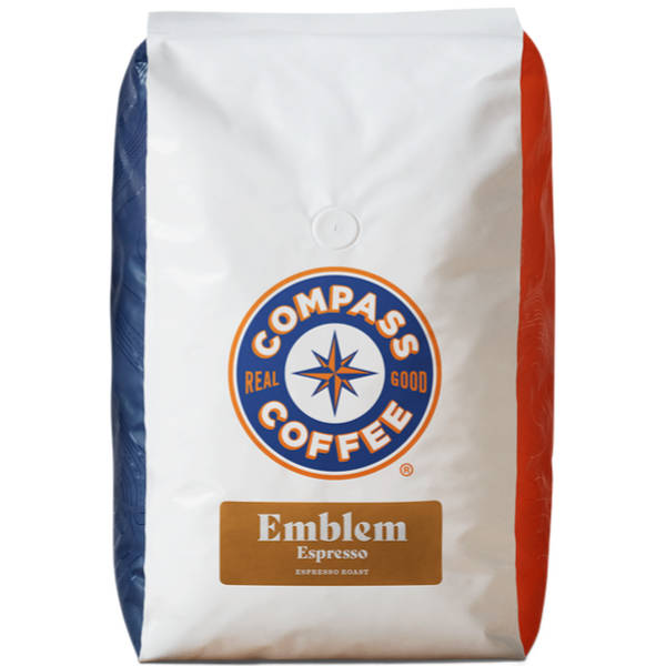 Compass Emblem Espresso Whole Bean 5lb thumbnail