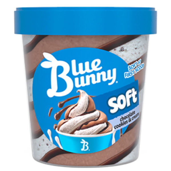 Blue Bunny Twist Cookies & Cream Pint thumbnail