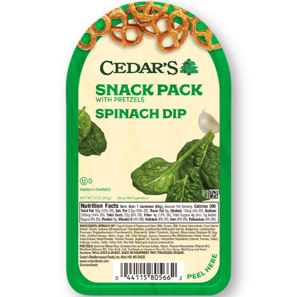 Cedar’s Spinach Dip & Pretzels thumbnail