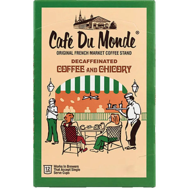 Cafe Du Monde Coffee & Chicory Decaf Kcup 12ct Box thumbnail