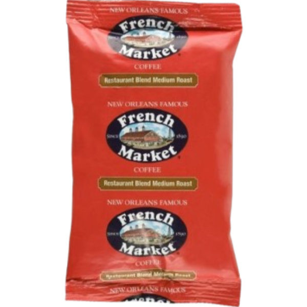 French Market Medium Roast Coffee 2oz 40ct Case thumbnail