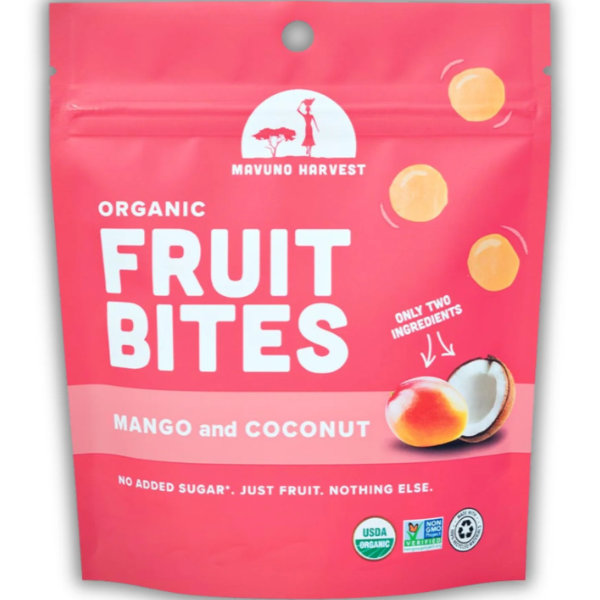Mavuno Dried Fruit Bites Mango & Coconut Case thumbnail