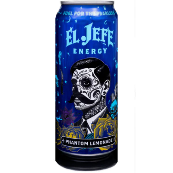 El Jefe Phantom Lemonade Energy Drink 16oz Can thumbnail