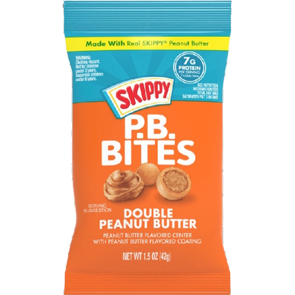 Skippy P.B. Bites Double Peanut Butter 1.5oz thumbnail