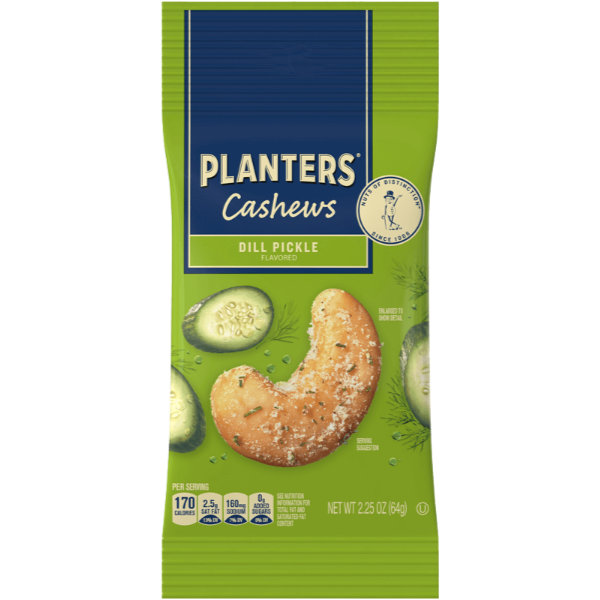 Planters Cashews Dill Pickle 2.25oz thumbnail