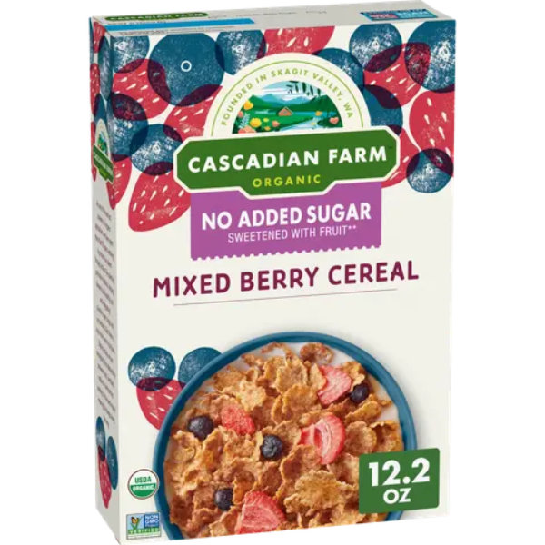 Cascadian Farm Organic Mixed Berry Cereal 12.5oz thumbnail