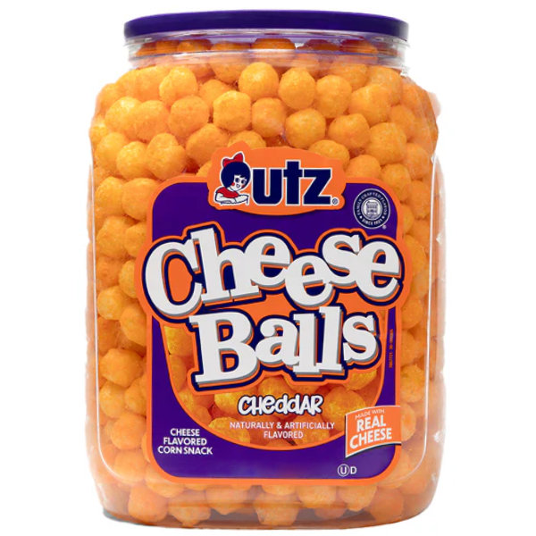 Utz Cheese Balls Tub (32oz) thumbnail