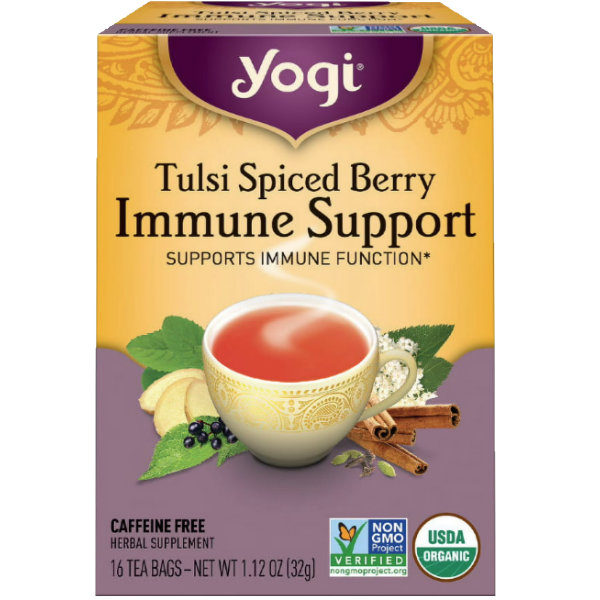 Yogi Tea Tulsi Spiced Berry Immune Support Tea thumbnail