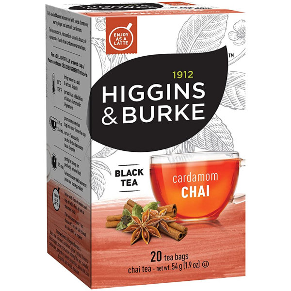 Higgins & Burke Cardamom Chai 20 CT Box thumbnail