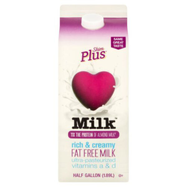 Milk Skim Plus Half Gal (64oz) thumbnail