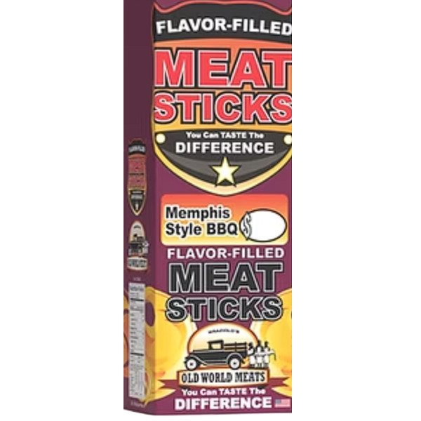 Old World Memphis Style BBQ Meat Stick 1oz Each thumbnail
