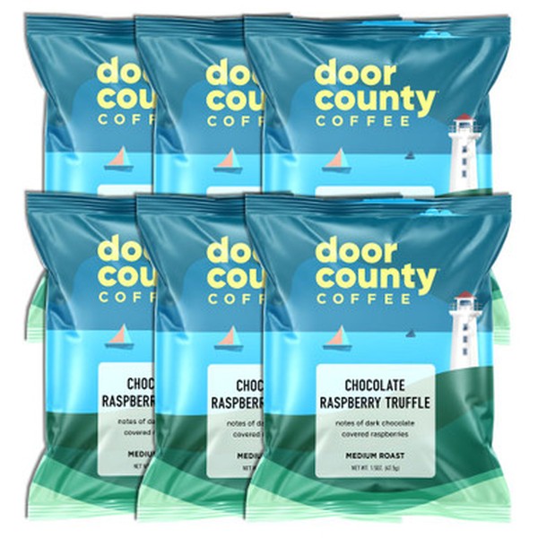 Door County Chocolate Raspberry Truffle 1.5oz 6ct thumbnail