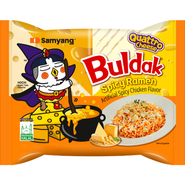 Buldak Ramen Spicy Chicken Quattro Cheese Big Packet 5ct thumbnail