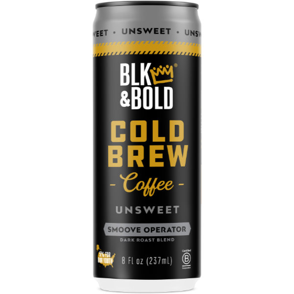 Blk & Bold Cold Brew Unsweet 8oz Can thumbnail