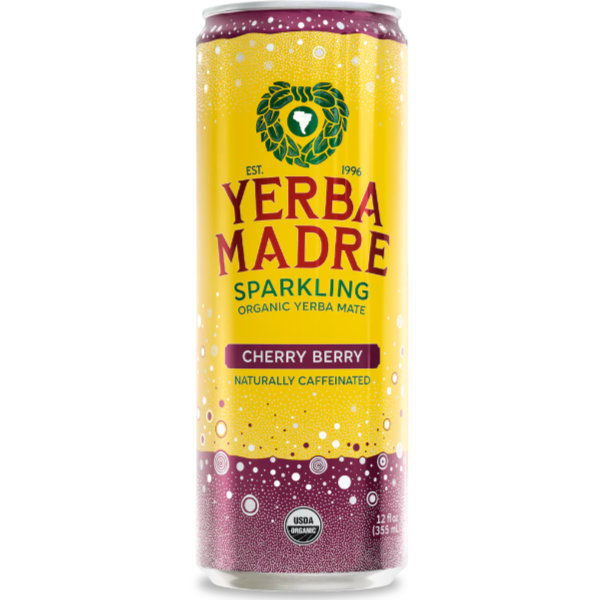 Yerba Madre Cherry Berry Sparkling 12oz thumbnail