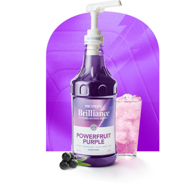 Monin Brilliance Energy Powerfruit Purple 64oz thumbnail
