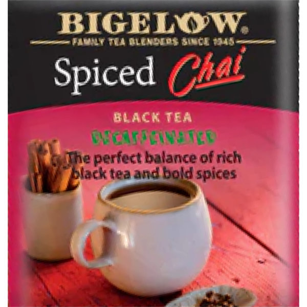 Bigelow Spiced Chai Decaffeinated 20 CT thumbnail