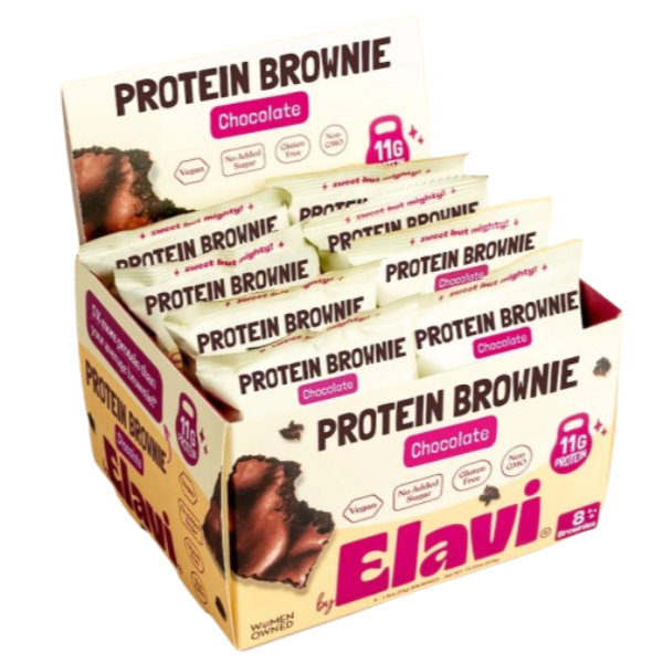 Elavi Protein Brownie Chocolate (8ct) thumbnail