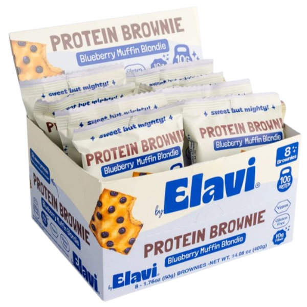 Elavi Protein Brownie Blueberry Muffin Blondie (8ct) thumbnail