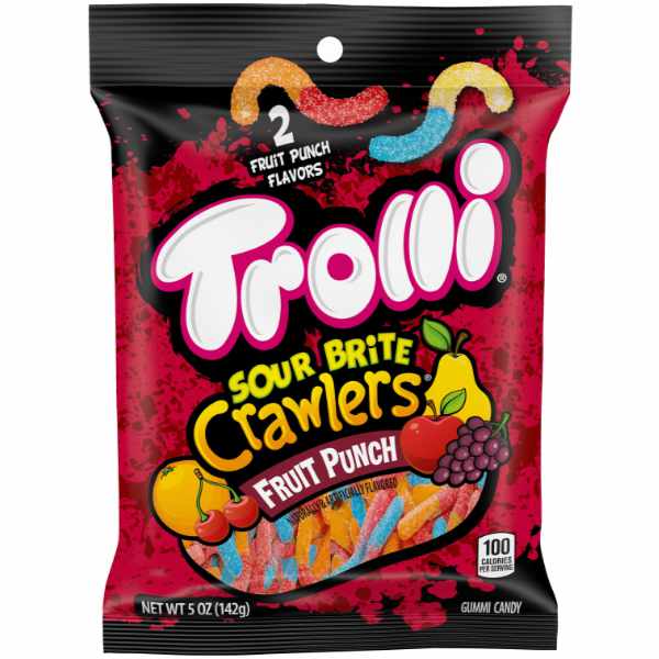 Trolli Sour Bite Fruit Punch Crawlers 5oz thumbnail