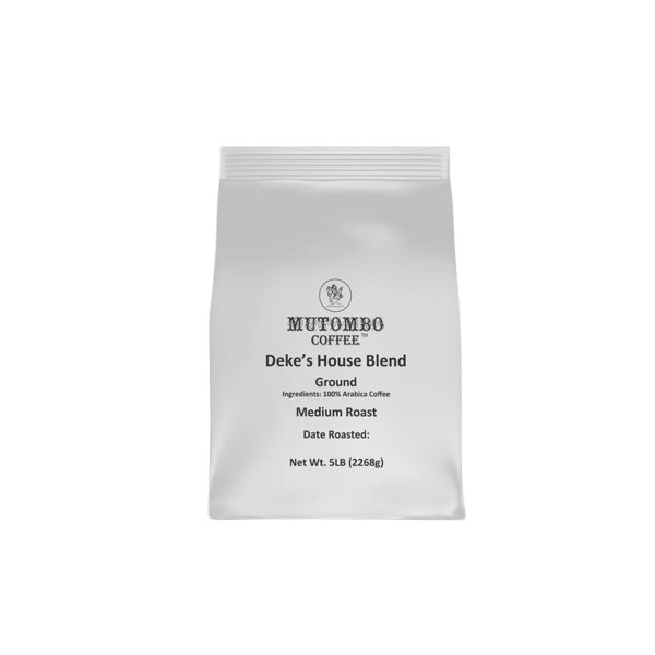 Mutombo Coffee House Blend Ground Medium Roast 5 lb thumbnail