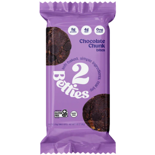 2 Betties Chocolate Chunk Bites (6ct/1.4oz) Box thumbnail