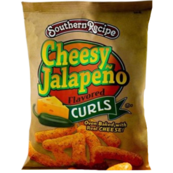 Southern Rec Cheesy Jalapeno Curls XVL 2.375oz thumbnail