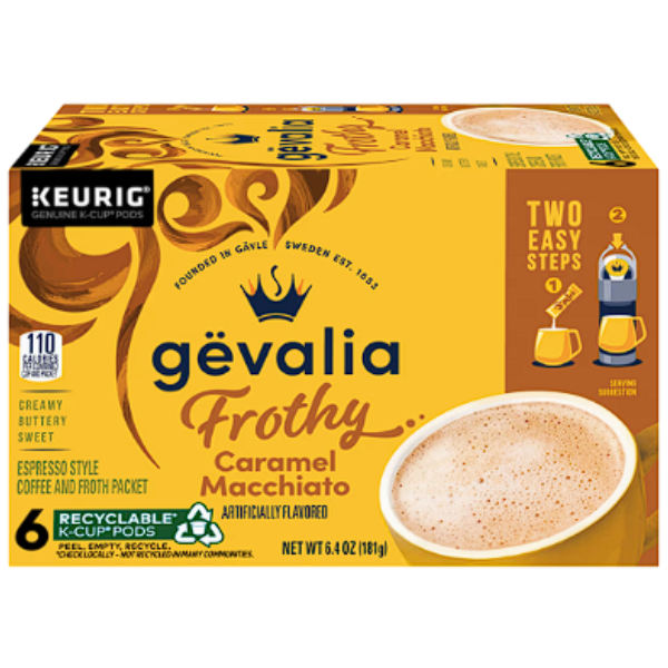 Gevalia Frothy Caramel Macchiato K-Cup 6ct thumbnail
