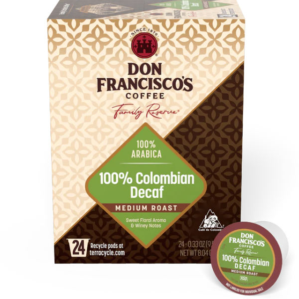 Don Francisco's Colombian Decaf K Cup 24ct thumbnail