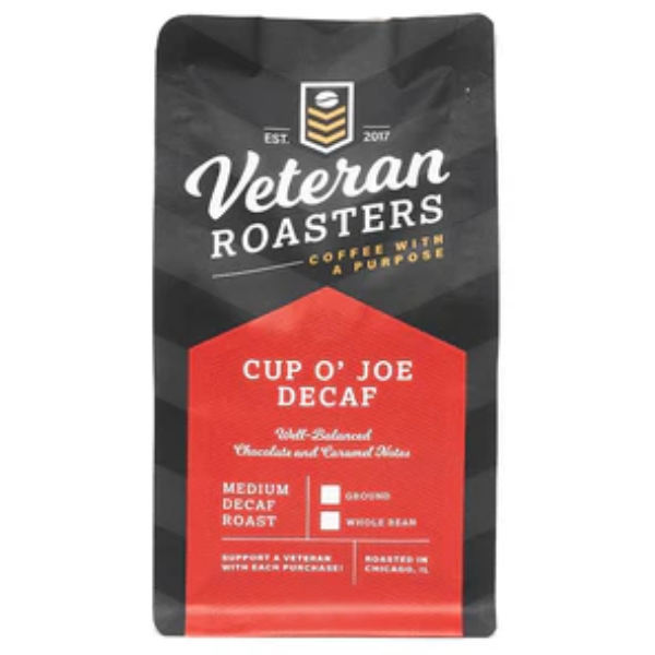 Veteran Roasters Cup of Joe Decaf Whole Bean 5lbs thumbnail