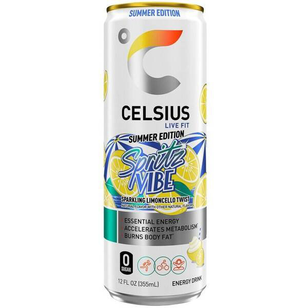 Celsius Spritz Vibe Limoncello Twist Summer Edition thumbnail