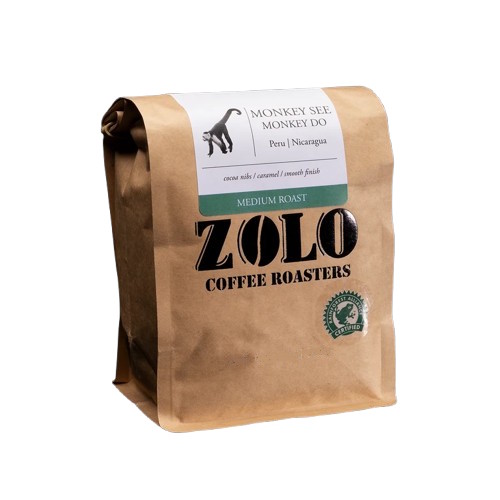 Zolo Coffee Monkey See Monkey Do Fresh Ground 5lb thumbnail
