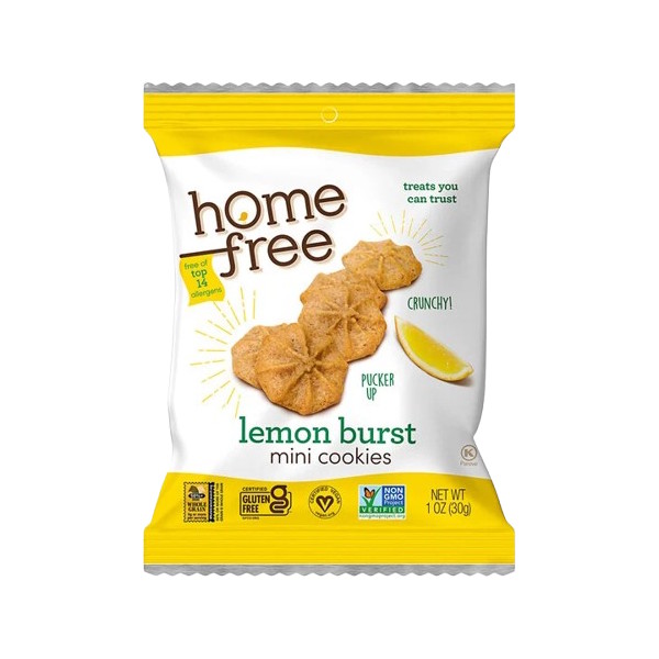 Homefree Lemon Burst Mini Cookies 1oz thumbnail