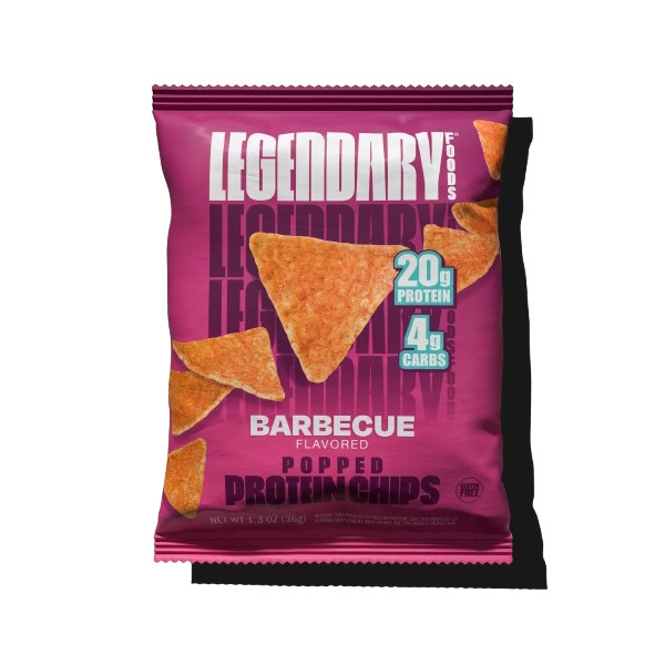 Legendary BBQ Popped Protein Chips 1.27oz thumbnail