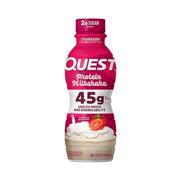 Quest Protein Milkshake Strawberry 14oz thumbnail