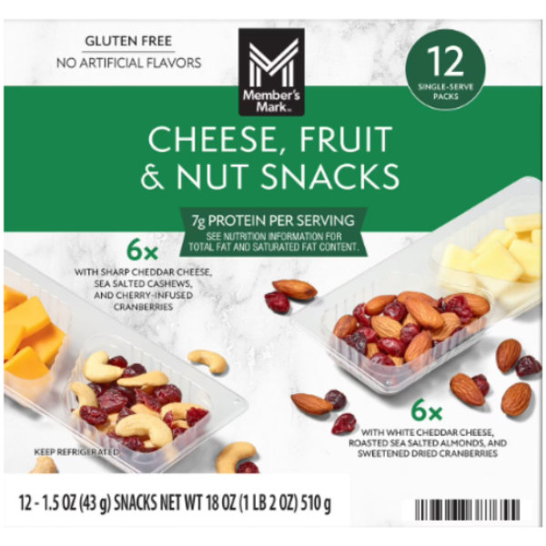 Member's Mark Cheese, Fruit and Nut Snack thumbnail