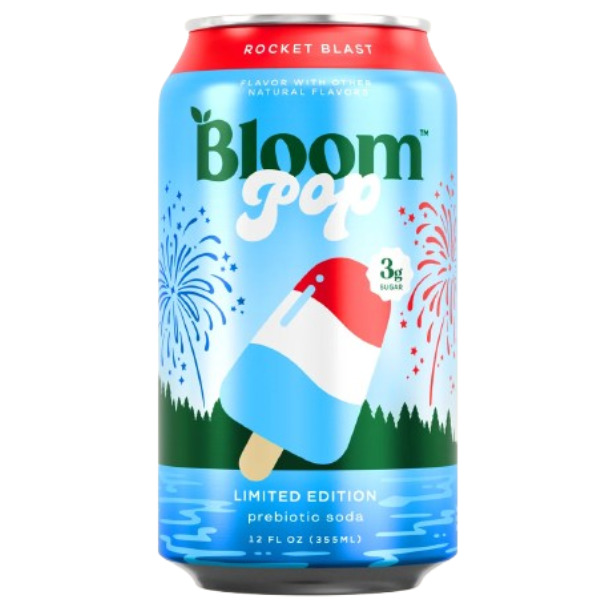 Bloom Pop Prebiotic Soda Rocket Blast (12ct/12oz) Case thumbnail