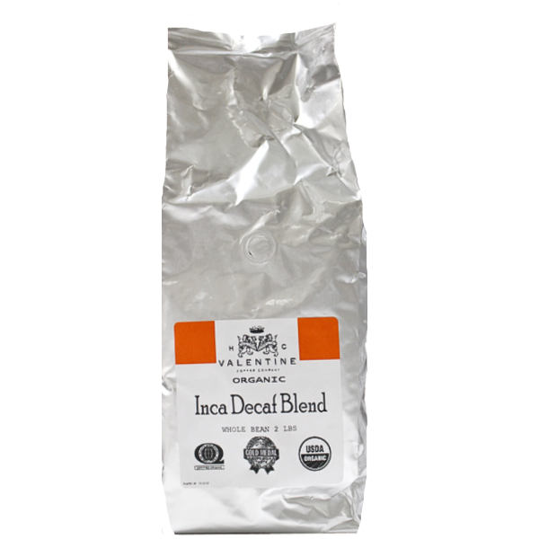 HC Valentine Inca Organic Decaf Whole Bean 2lb 4ct thumbnail