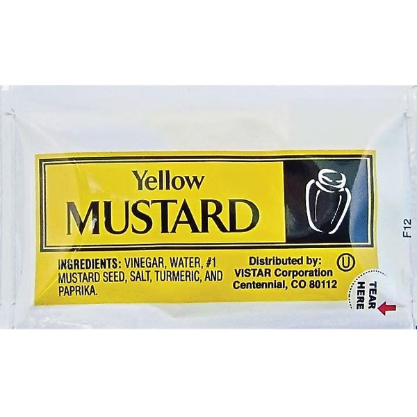 Vistar Mustard Packets 4.5g 500ct thumbnail